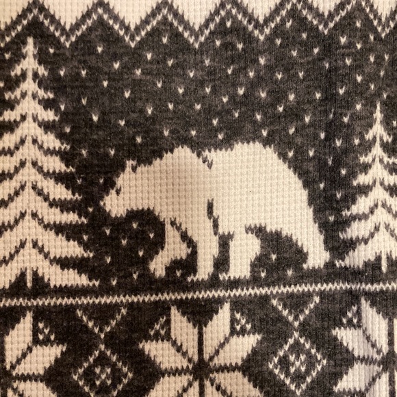 Cozy pajama bottom leggings. Size small. - Picture 2 of 3